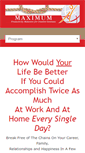 Mobile Screenshot of maximumproductivitymakeover.com